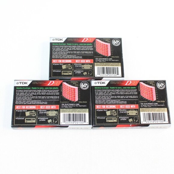 Lot of 12 New Sealed Blank Audio Cassette Tapes  Maxell UR 60 TDK D 90 RCA HiFi - Picture 10 of 12